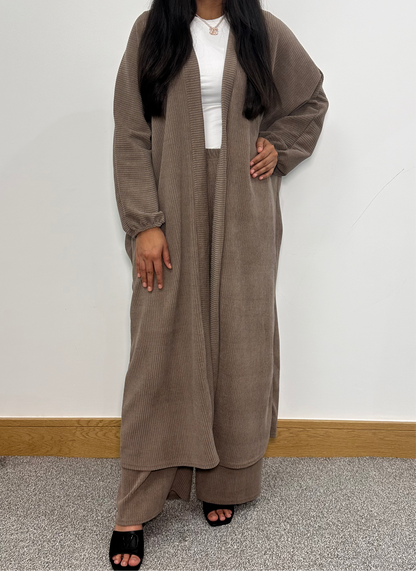 Yesmine co ord set in mocha