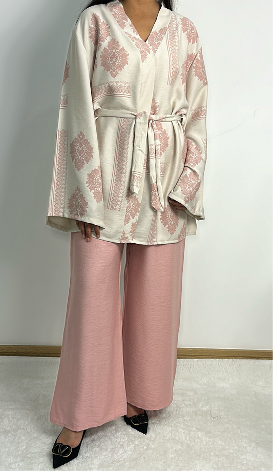 Maira co ord in pink