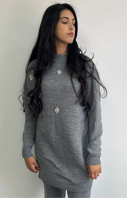 Emina co ord in grey