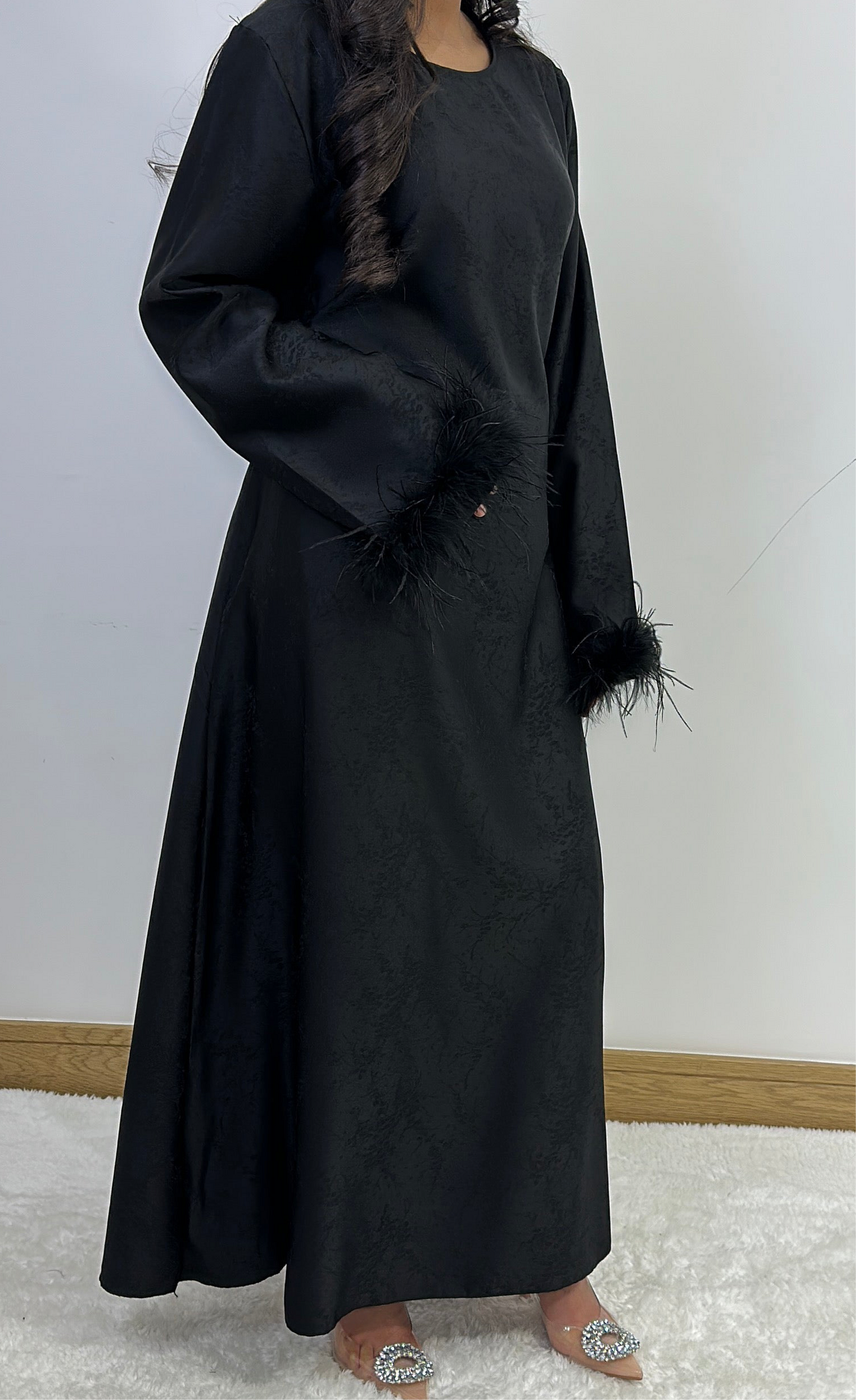 Fareeah long dress in black