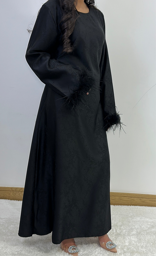 Fareeah long dress in black