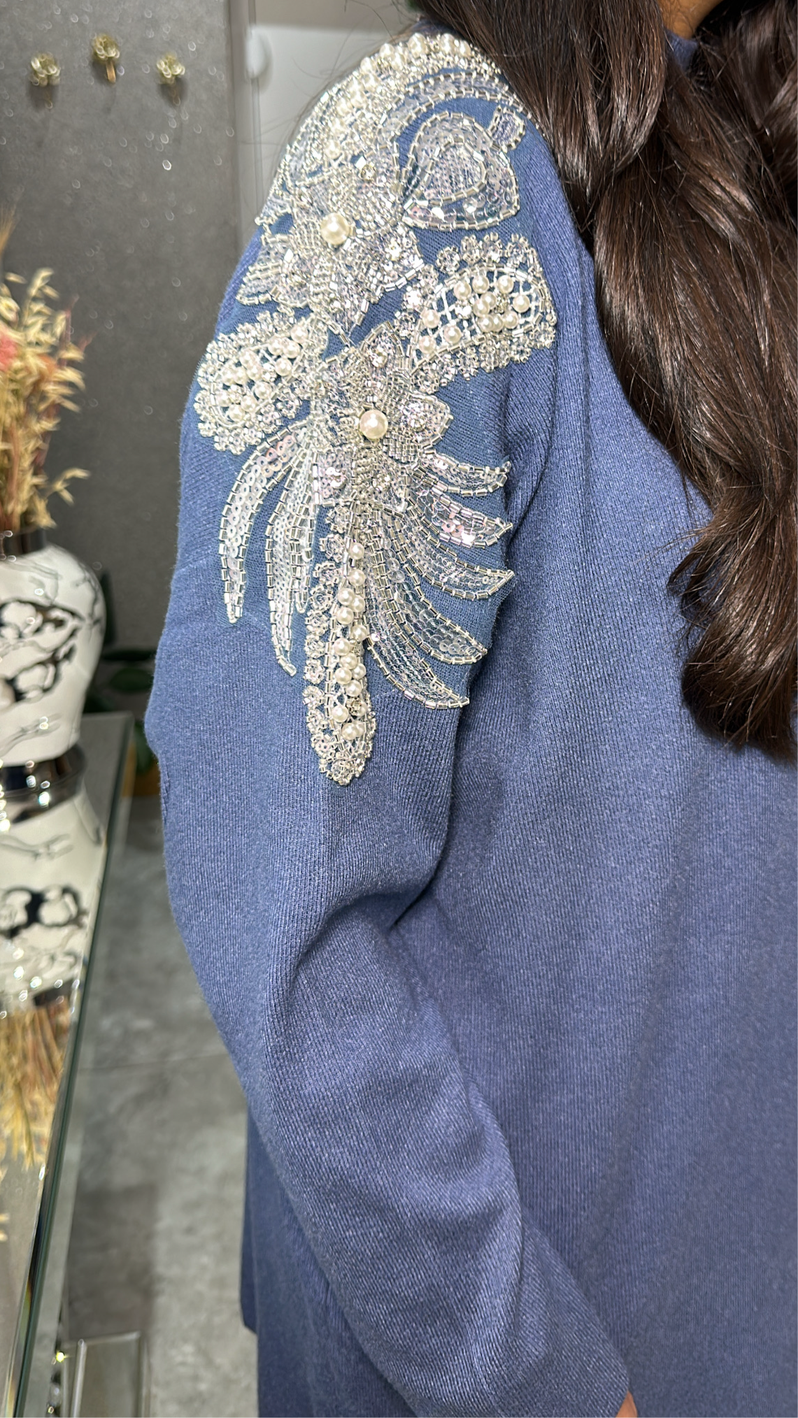 Emna Co ord set in blue