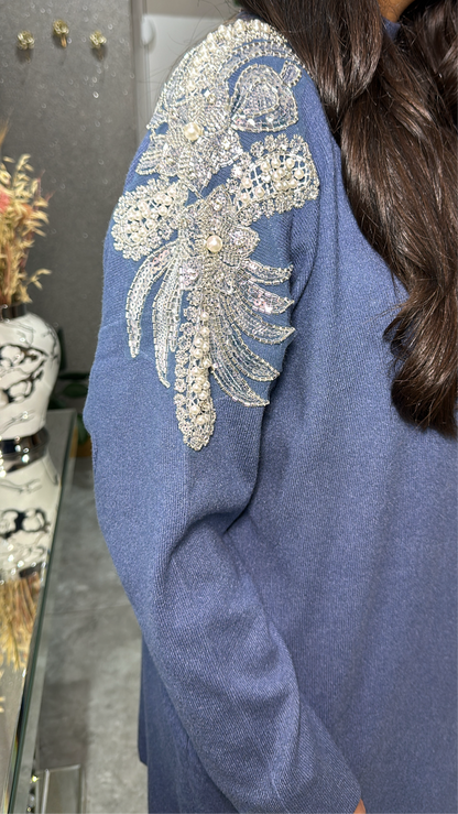 Emna Co ord set in blue