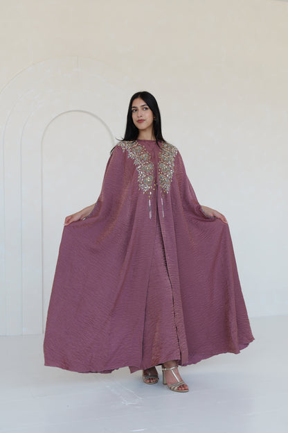 Shamairah abaya in rose pink