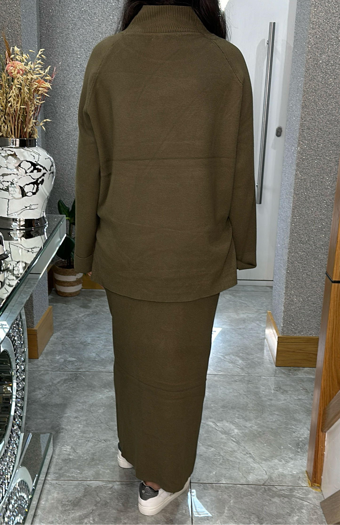 Abila co ord in army green