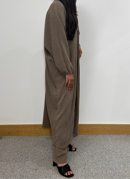 Yesmine co ord set in mocha