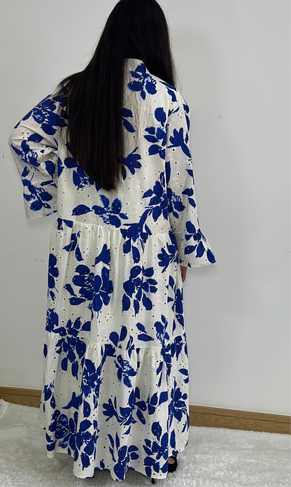 Muna summer dress in navy