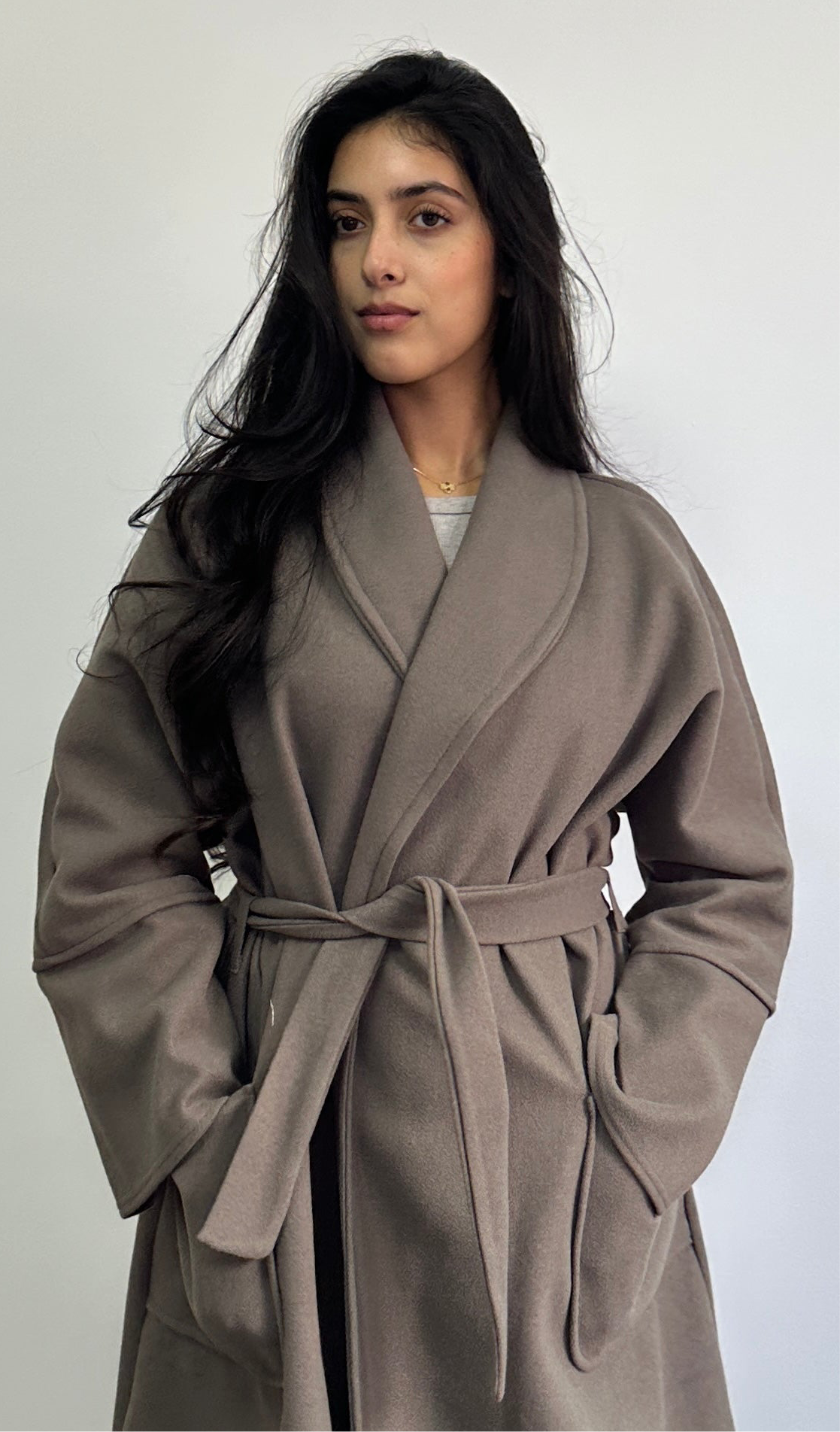 Hana coat in grey