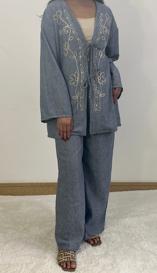 Lilian summer co ord in denim