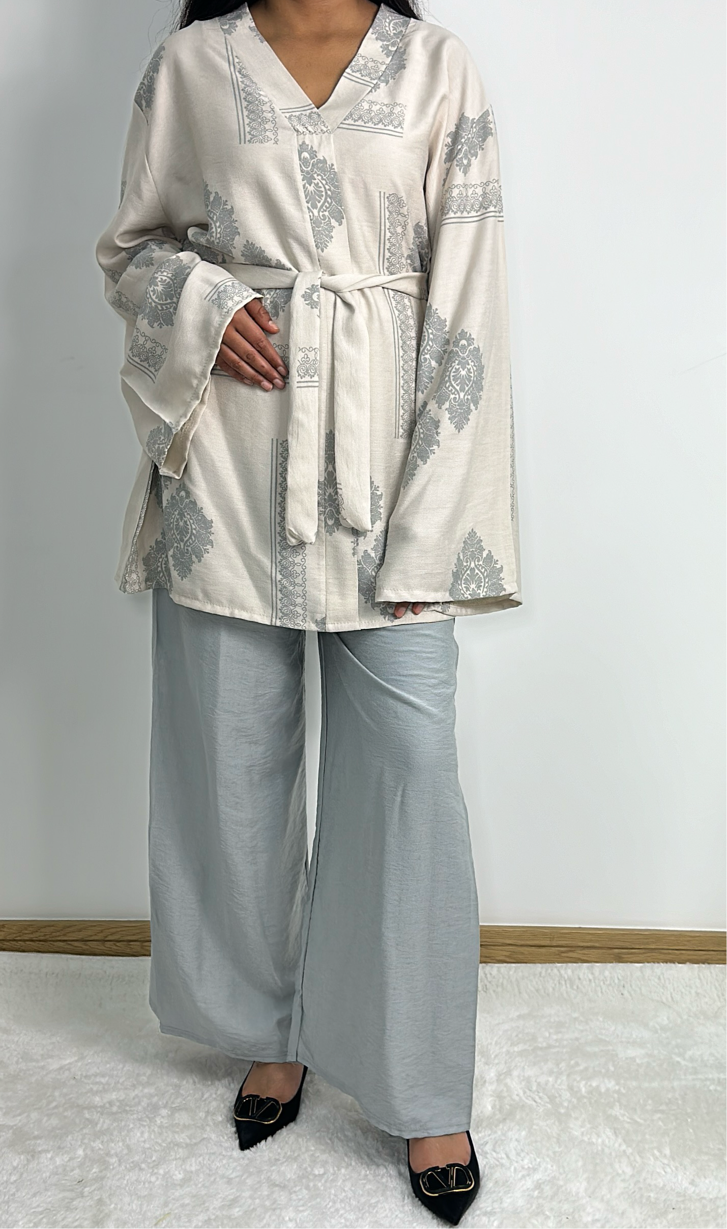 Maira co ord set in grey