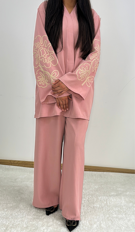 Alya co ord set in pink