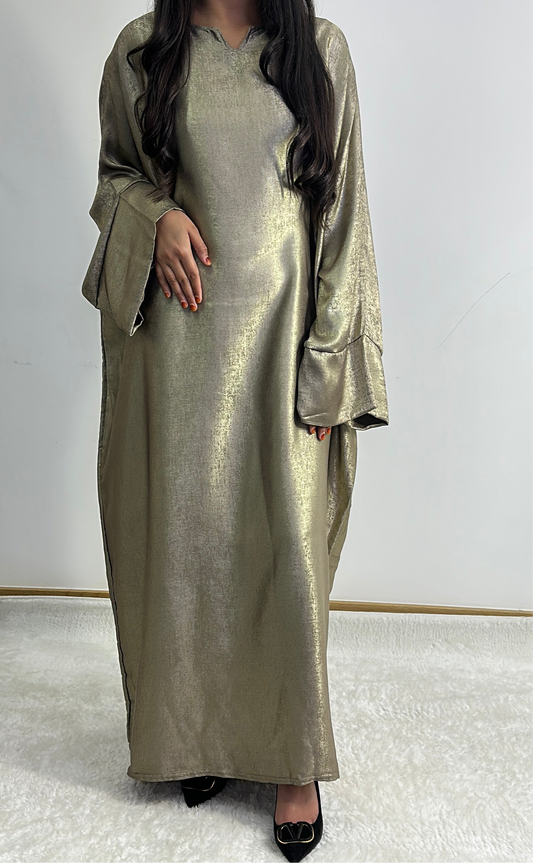 Nora dress in gold