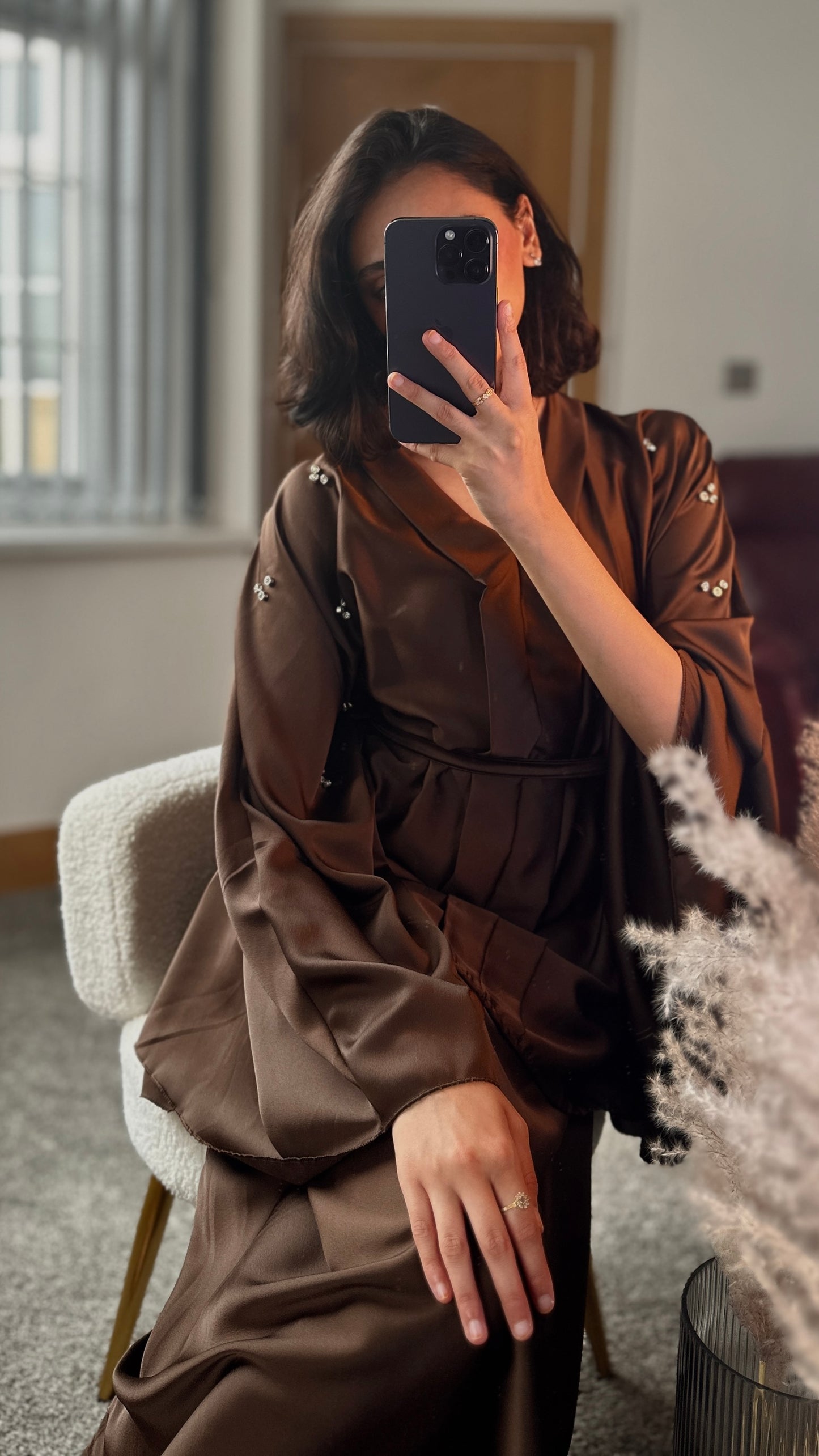 Amaryllis Co ord set in brown