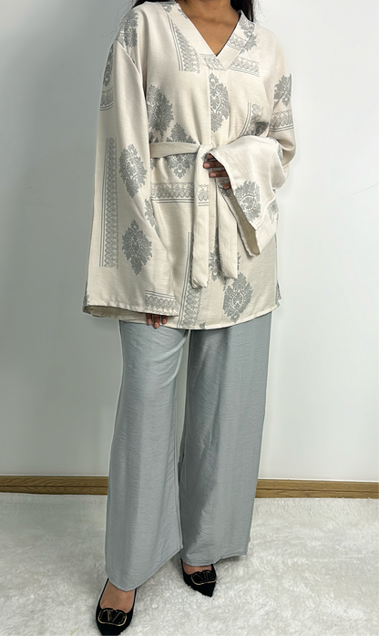 Maira co ord set in grey