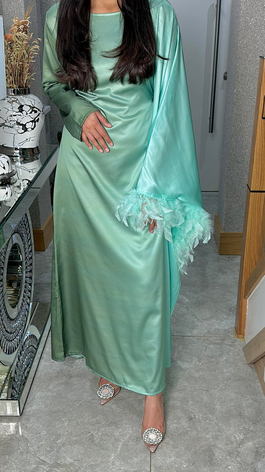 Aleena In Pistachio & Green