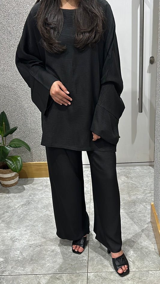 Zehra Co ord Set In Black
