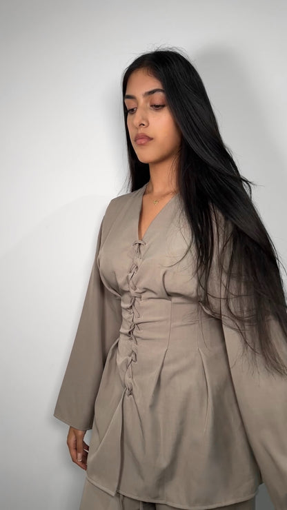 Elira Co ord set in latte