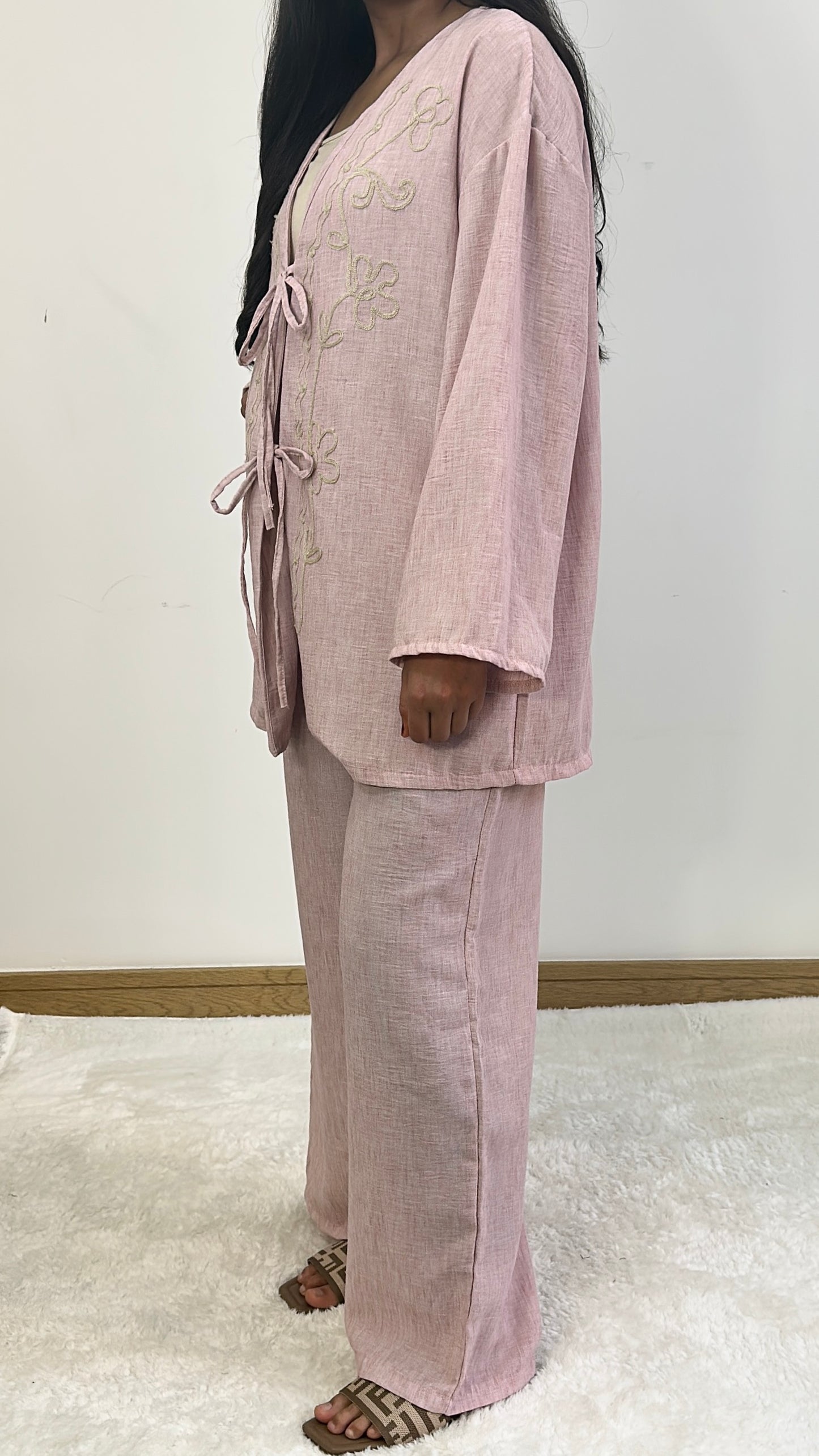 Lilian summer co ord in pink
