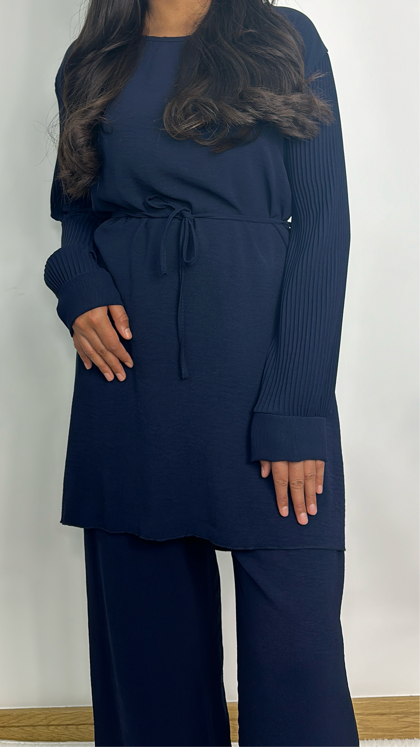 Adilah co ord in navy blue