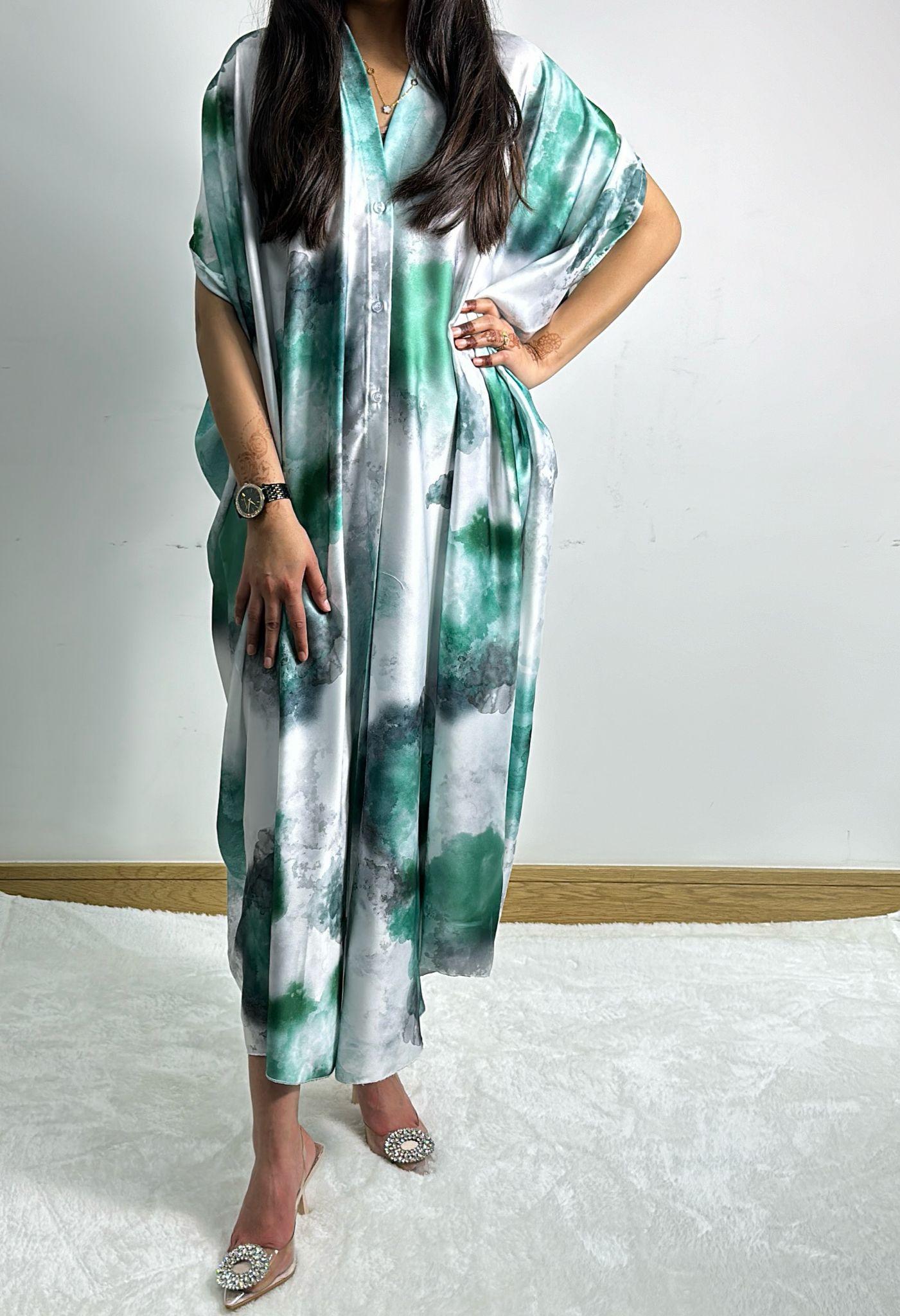 Zarin In Jade green