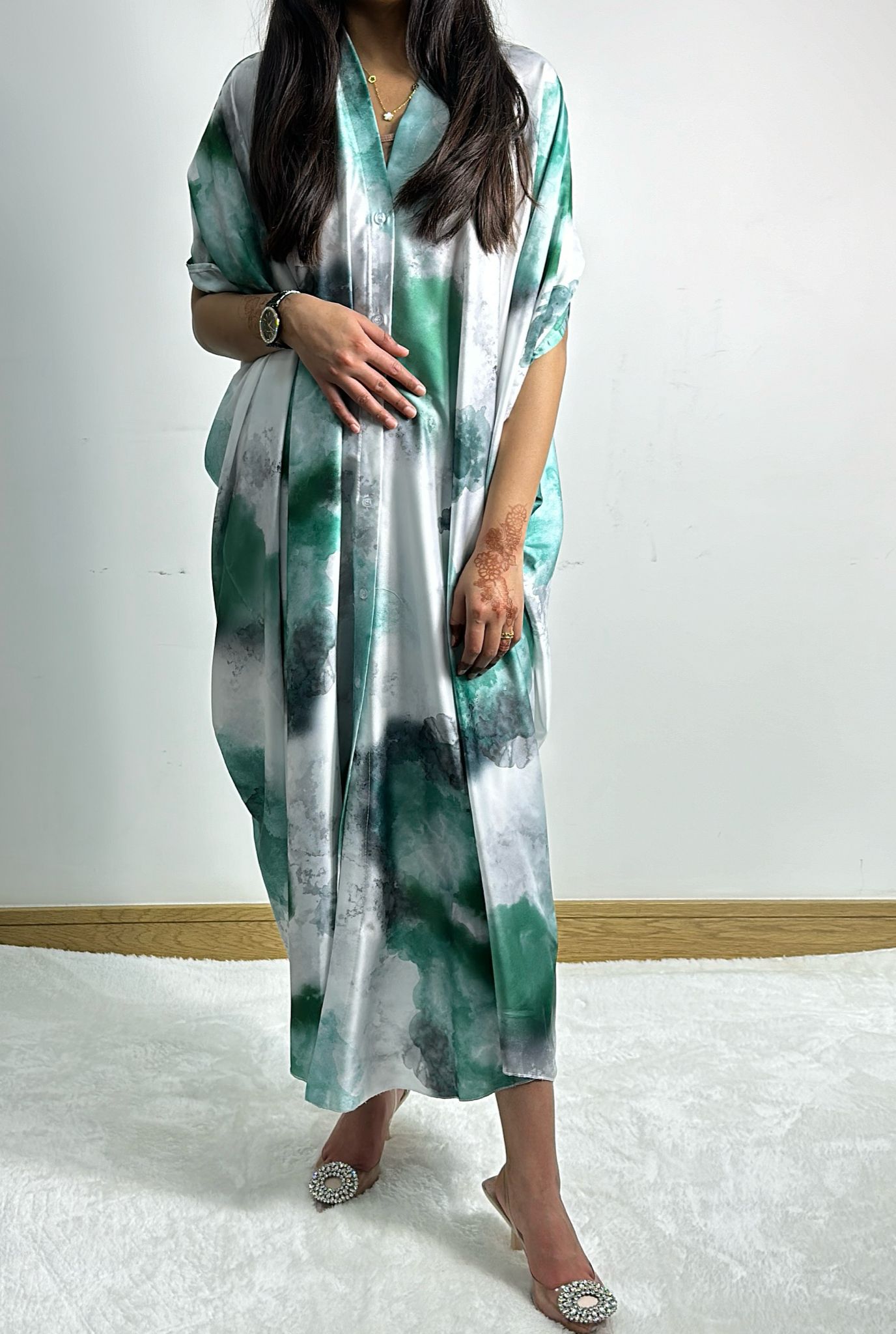 Zarin In Jade green