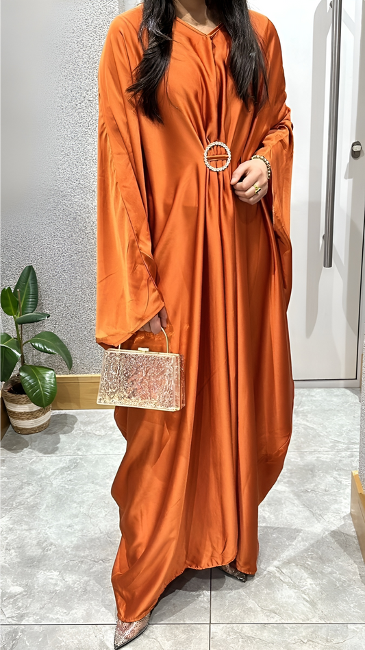 Samreen In Burnt Orange