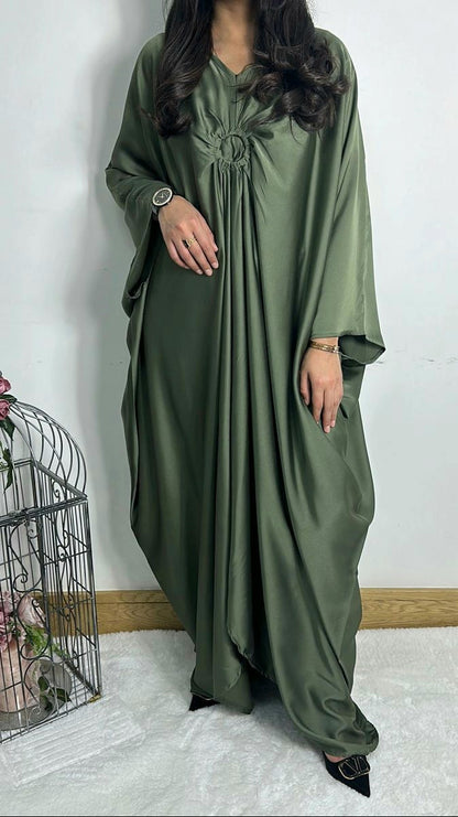 Faariha In Olive Green