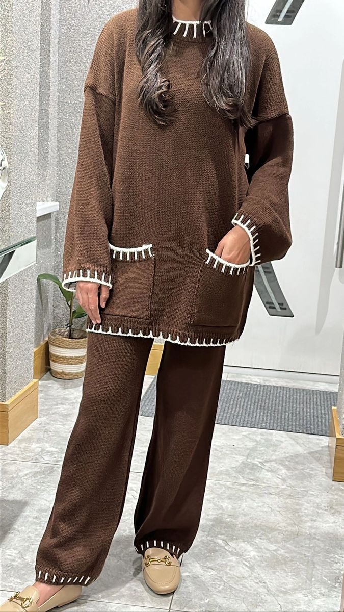 Reza Knit Coord In Coco